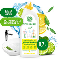 Средство биоразлагаемое для мытья сантехники Сказочная чистота 0.7л SYNERGETIC 104072
