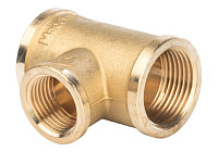Тройник внутренняя резьба переходной латунь 3/4"*1/2"*3/4" STOUT SFT-0021-341234