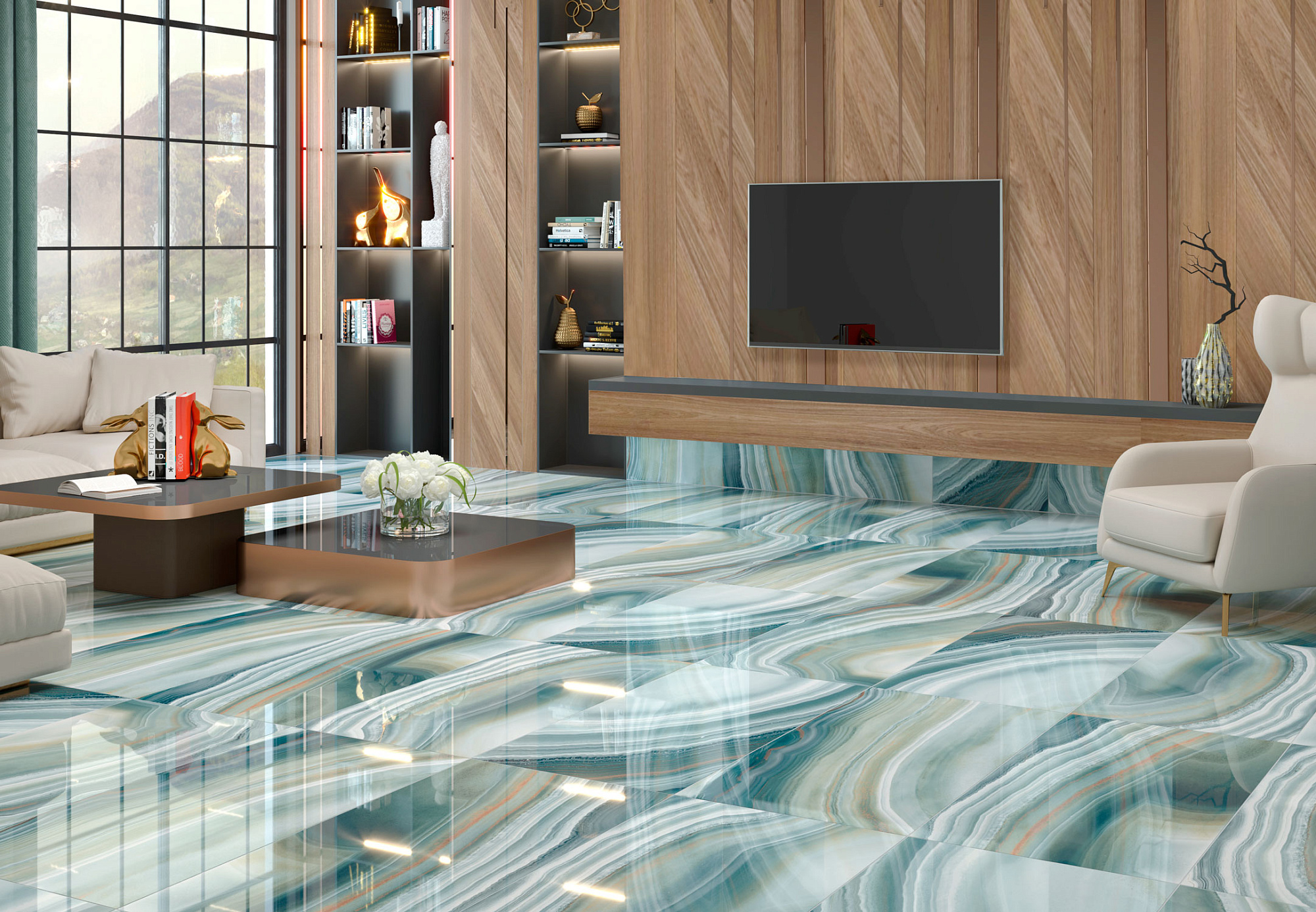 Керамогранит River Onyx Polished 60*120см Staro доставка Нижний Новгород 2 Керамогранит River Onyx Polished 60*120см Staro купить 2