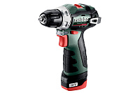 Дрель-шуруповерт аккумуляторная Metabo PowerMaxx BS  BL кейс 12В 38/20Нм (бесщет) 2акк*2.0а/ч з/у LC40 (601721500)