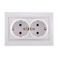 Розетка LEZARD MIRA 701-0202-127 2-местная