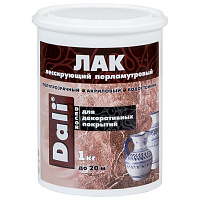 Лак перламутровый лессирующий Dali-Decor серебро - 1 кг