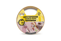 Лента двусторонняя клейкая на шелковой бумаге 50мм*10м 85мкм белый AVIORA 303-009