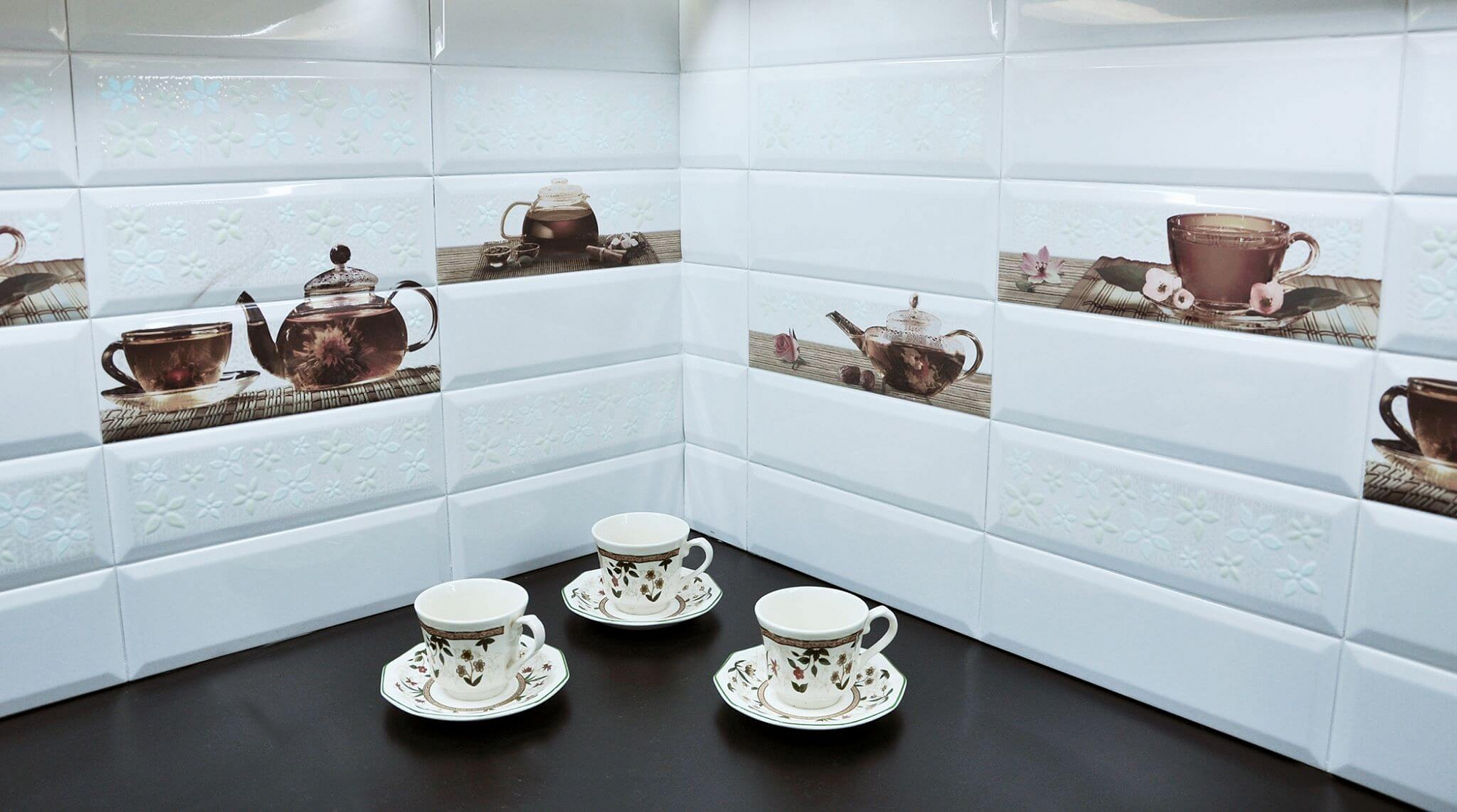 Вставка настенная Tea 02 B Fosker, 10*30см Absolut Keramika доставка Нижний Новгород 1 Вставка настенная Tea 02 B Fosker, 10*30см Absolut Keramika купить 1