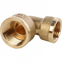 Угольник внутренняя резьба преходной латунь 3/4"*1/2" STOUT SFT-0013-003412