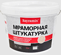 Штукатурка мраморная зерно 0.5-1мм Kashmir White Байрамикс (15кг)