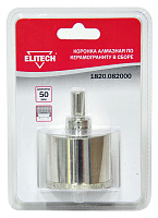 Коронка алмазная Elitech по керамограниту d 50 мм мокрый рез 1820.082000
