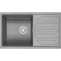 Мойка кухонная Granula GR-8002 прямоугольная 79*50см универсальное крыло алюминиум