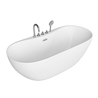 Ванна Grossman Classic 170 GR-12502-1 пристенная акрил.смес. на борту 170*75*58см Grossman