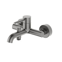 Смеситель для ванны ЕВРОПА Aquatek AQ1340BGM черный хром