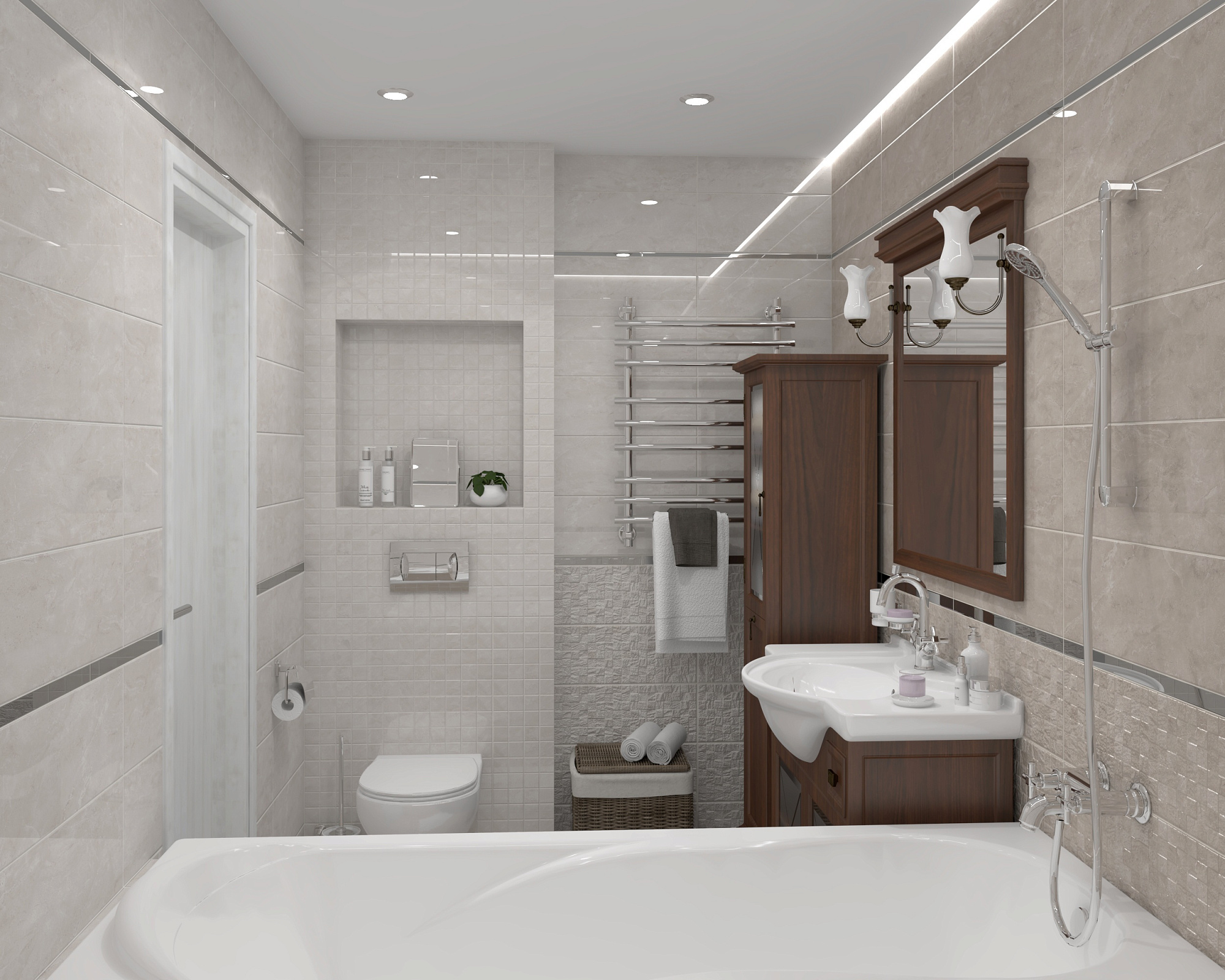 Плитка настенная Royal кофейная мозаика 20*60см Laparet 60057 купить 2