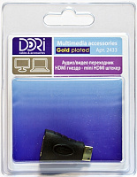 Переходник Dori 2433 HDMI гнездо - mini HDMI штекер