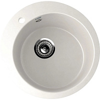 Мойка для кухни Ulgran U-405-341круглая 49.5*49.5см ультра-белый