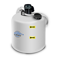 Насос для промывки теплообменников 130 V4V, 90л/мин, 1.5 бар, 3/4", бак 100л PUMP ELIMINATE 10130130V4