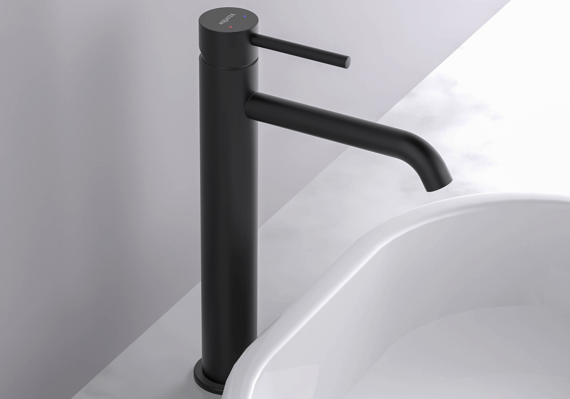Смеситель ЕВРОПА для раковины, высокий излив 215, черный матовый Aquatek AQ1304MB доставка Нижний Новгород 14 Смеситель ЕВРОПА для раковины, высокий излив 215, черный матовый Aquatek AQ1304MB купить 14