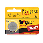 Элемент питания Navigator NBT-CR2032  
