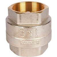 Клапан обратный 2 пружинный муфтовый с пластиковым седлом Rommer RVC-0002-000050