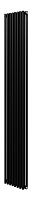 Дизайн-радиатор Shift R22 C2180 8 секций цвет черный RAL9005m Royal Thermo R22-C2180.08.9005m