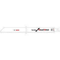 Полотно пильное для сабельной пилы Bosch S 1122 VF (5шт) Flexible for Wood and Metal универсальное (2608656043)