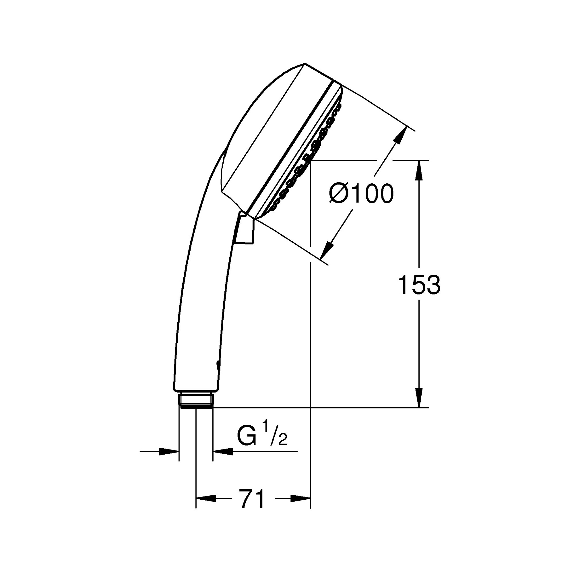 Лейка душевая Tempesta Cosmopolitan III 3 режима цвет хром GROHE 27574002 доставка Нижний Новгород 1 Лейка душевая Tempesta Cosmopolitan III 3 режима цвет хром GROHE 27574002 купить 1
