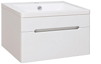 Тумба Парма 75 (+умывальник Omega 75) белая,подвесной,1 ящик 450*750*460 334182