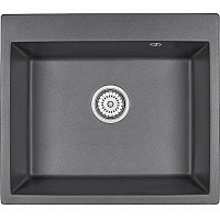 Мойка кухонная Granula GR-6001 прямоугольная 60*52см графит