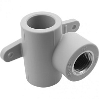 Тройник настенный (сквозное настенное колено) полипропилен 25*1/2", FVplast