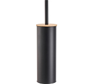 Ерш с бамбуковой крышкой FORA DARK FOR-BRUSH-1091BB черный/бамбук 3л