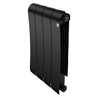 Радиатор биметаллический Infinity 500мм 4 секций Noir Sable Royal Thermo RTINNS5004