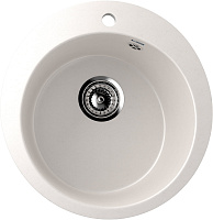 Мойка для кухни Ulgran U-405-331круглая 49.5*49.5см белый