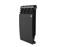 Радиатор биметаллический BiLiner B 500 4 секции Royal Thermo RTBB350004 черный