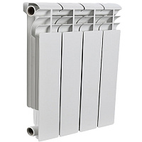 Радиатор алюминиевый Rommer Profi 350 4 секции RAL9016 86620 Радиатор алюминиевый Rommer Profi 350 4 секции RAL9016 86620