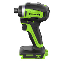 Дрель-шуруповерт аккумуляторная Greenworks ID3170 (винтоверт) импакт 24В 170Нм(бесщеточный) без акк и з/у(тушка) (3804907)