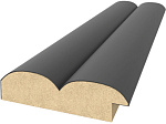Профиль Старт-Финиш МДФ Wave De Luxe Black Lead 2700x55x16мм Стелла