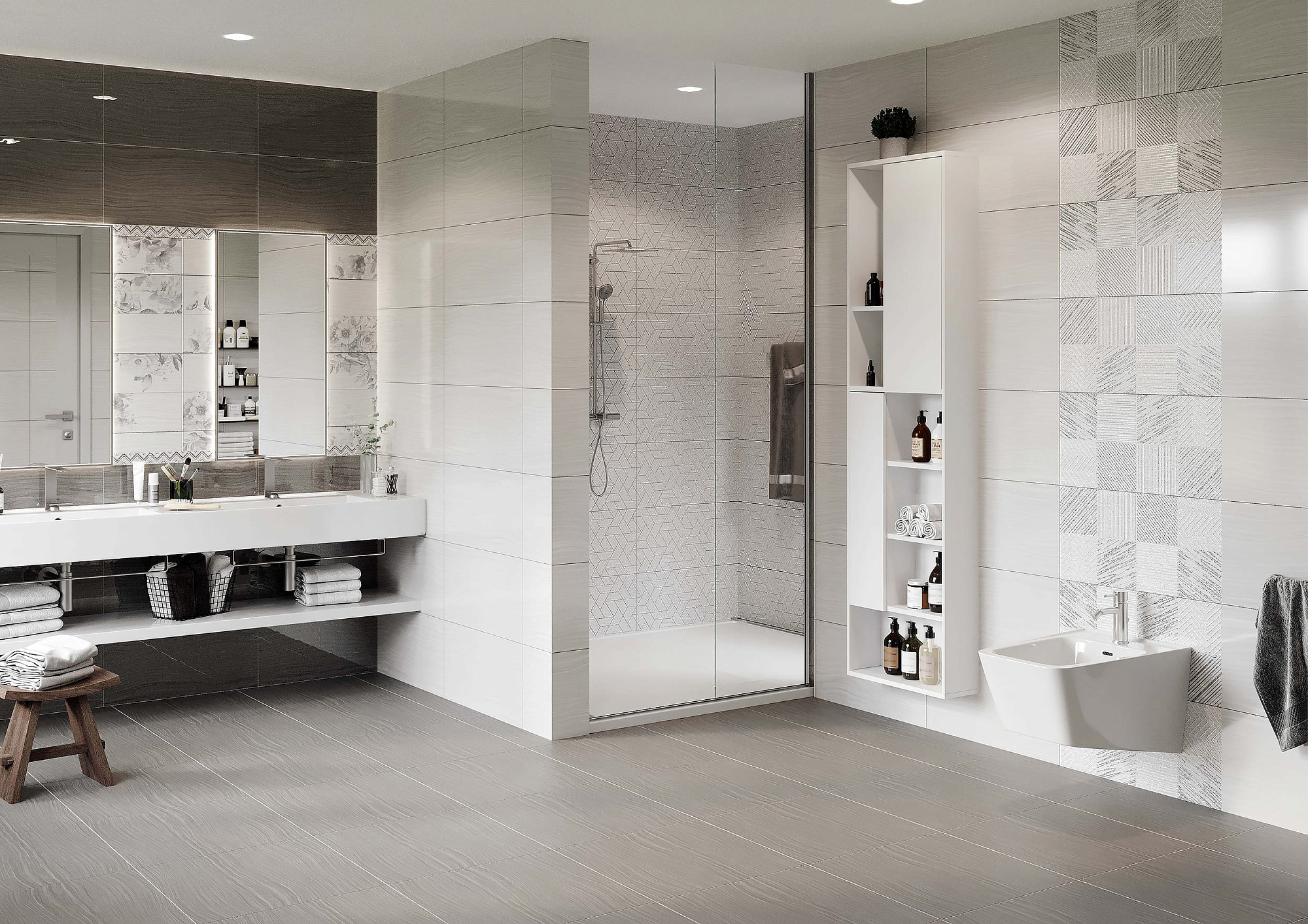 Плитка настенная Эдельвейс декофон цветы 25*50см Axima Ceramica доставка Нижний Новгород 1 Плитка настенная Эдельвейс декофон цветы 25*50см Axima Ceramica купить 1