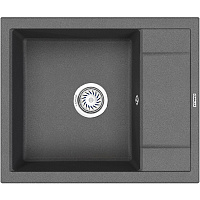 Мойкакухонная Granula GR-6002 прямоугольная 60*50см универсальное крыло графит