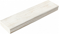 Панель декоративная мебельная брашированная WALLWOOD White Wood 4*140*560мм/1.88кв.м