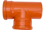 Тройник для наружной канализации 110х110/87.5° Lammin Lm36051101109