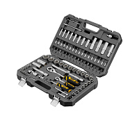 Набор инструментов 94 предмета Denzel 1/2".1/4" CrV S2 пл.кейс 15813