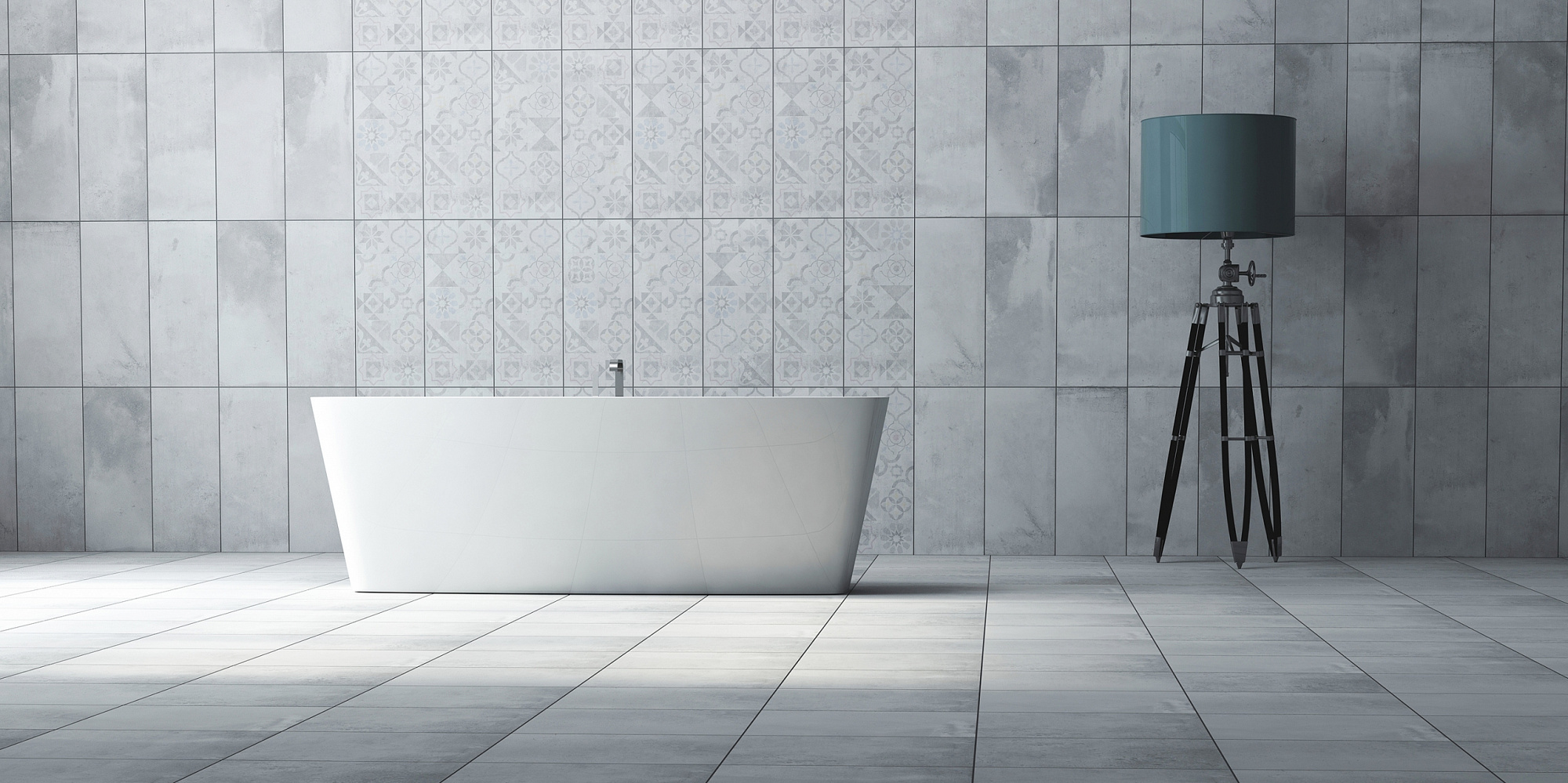 Плитка напольная Cement Fortezza -40 decor 40*40 см, MODUS купить 2