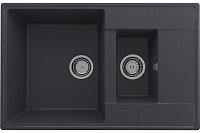 Мойка для кухни Ulgran Quartz Prima 780 1,5 K-08 кварцева прямоугольная 78*50см 2 чаши космос
