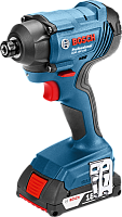 Шуруповкпт аккумуляторный ударный Bosch GDR 180-LI кейс 18В 160Нм 1/4" 2акк*3.0а/ч (06019G5120)