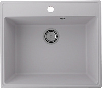 Мойка для кухни Ulgran Quartz Forte 580-04 кварцевая прямоугольная 58*50см платина