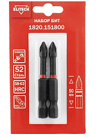 Биты удраные PZ1*50мм Elitech 1820.151800 2шт