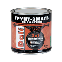 Грунт-эмаль 3 в 1 по ржавчине Dali молотковая Серая (0.75л) Грунт-эмаль 3 в 1 по ржавчине Dali молотковая Серая (0.75л)
