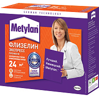 Клей для флизелиновых обоев Metylan Флизелин Экспресс Премиум - 0.21 кг