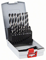 Набор сверл по металлу Bosch HSS PointTeQ d 1,0-10,0 мм 19 предметов 2608577351