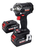 Гайковерт аккумуляторный ударный ELITECH HD CW 2004SL 3-х скор кейс 20В 450Нм 1/2" бесщеточный 2акк*4.0а/ч ELP (E2201.056.02)
