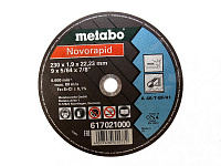 Круг отрезной по металлу Metabo A46T Inox Novorapid 230*1.9*22мм 617021000