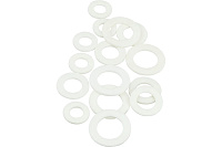 Прокладки резиновые 1",1/2",3/4"(15шт) белые Masterprof ИС.131222